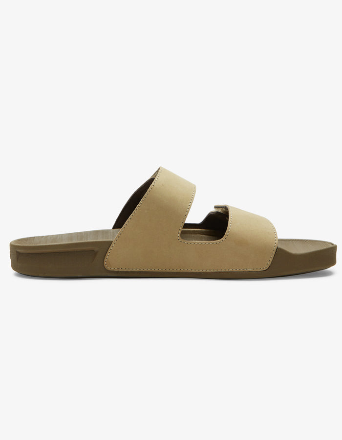  QUIKSILVER RIVI LEATHER DOUBLE ADJUST SANDALS