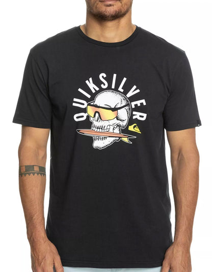  QUIKSILVER ROCKING SKULL T-SHIRT