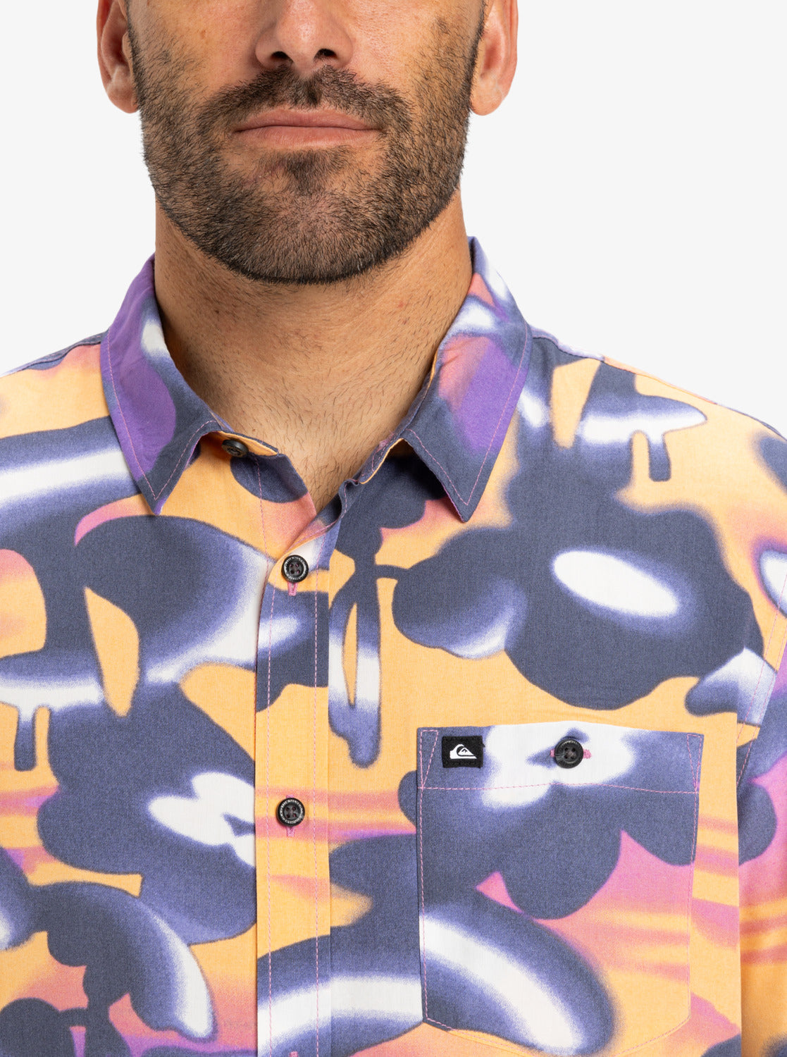  QUIKSILVER SAFE PARADISE SHORT SLEEVE SHIRT