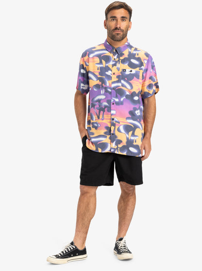 QUIKSILVER SAFE PARADISE SHORT SLEEVE SHIRT