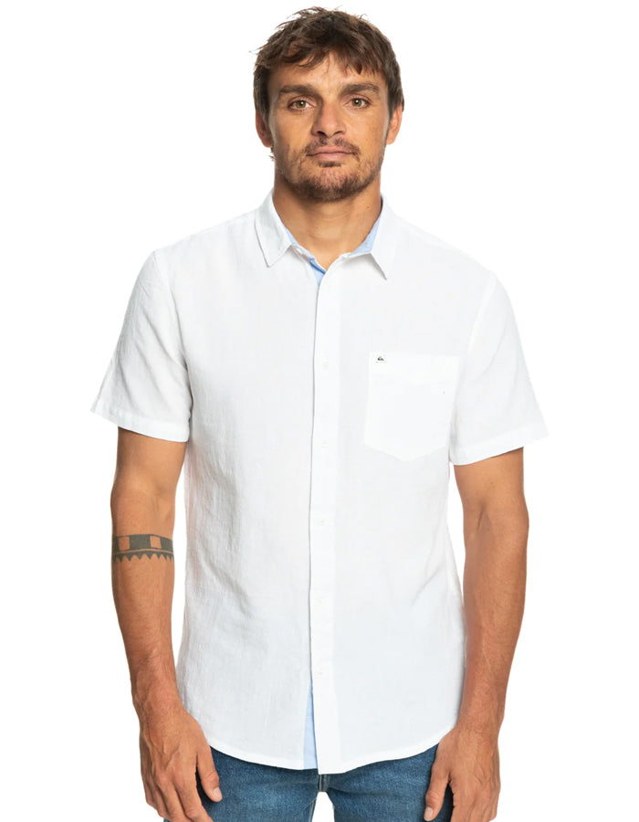  QUIKSILVER TIME BOX SHORT SLEEVE SHIRT