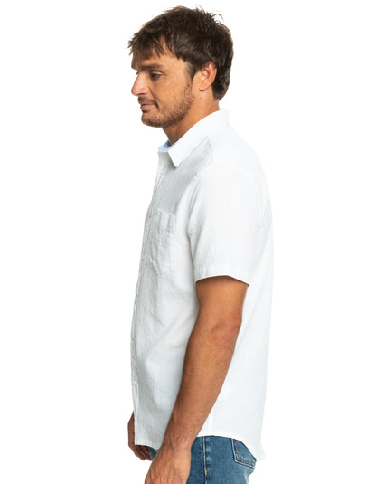  QUIKSILVER TIME BOX SHORT SLEEVE SHIRT