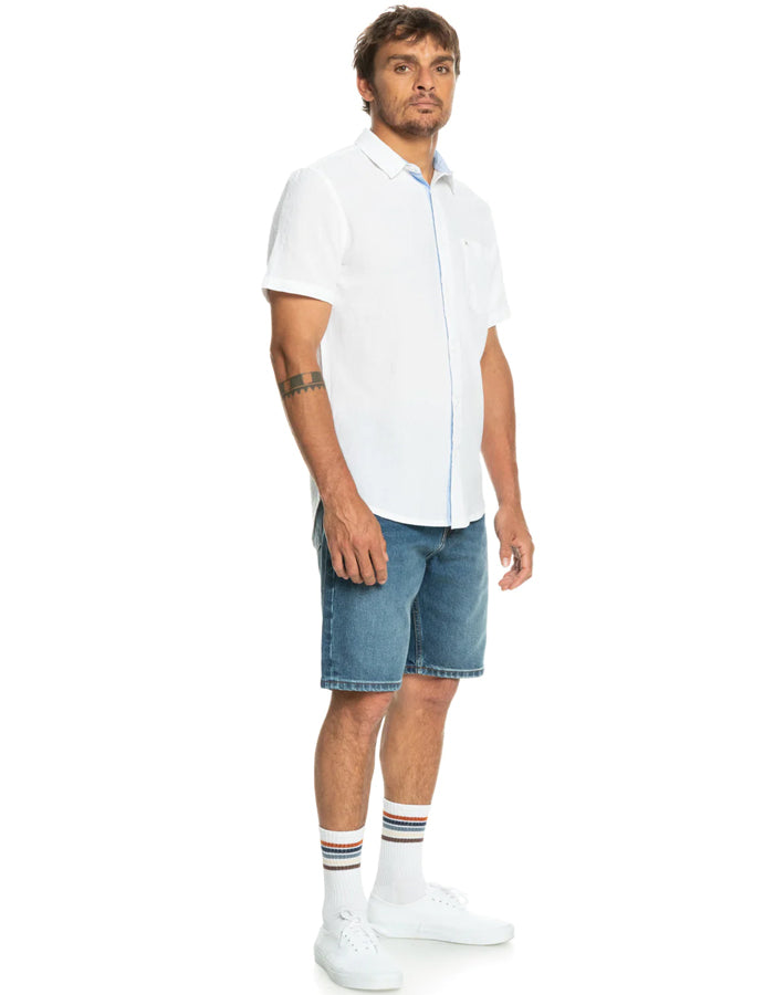  QUIKSILVER TIME BOX SHORT SLEEVE SHIRT