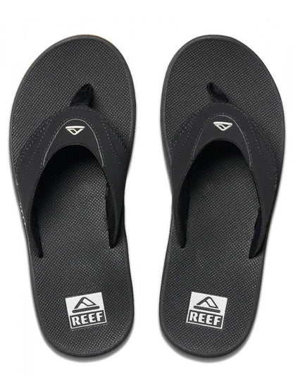 REEF SANDALS FANNING BLACK SILVER