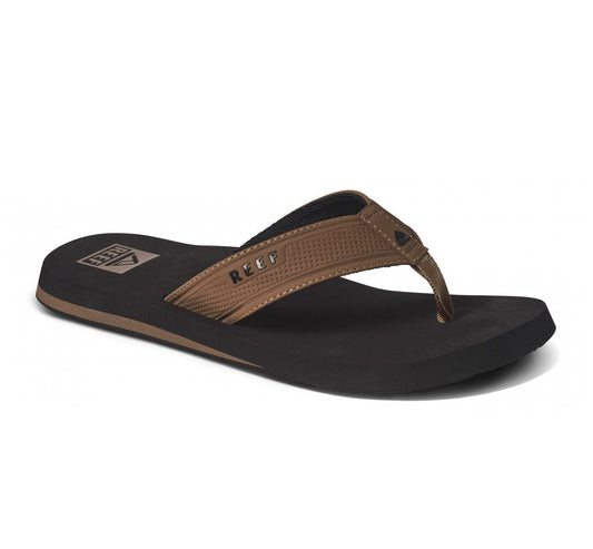  REEF THE LAYBACK FLIP FLOPS BLACK/TAN