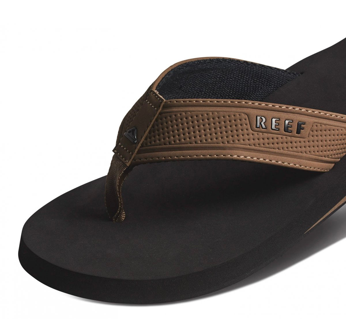  REEF THE LAYBACK FLIP FLOPS BLACK/TAN