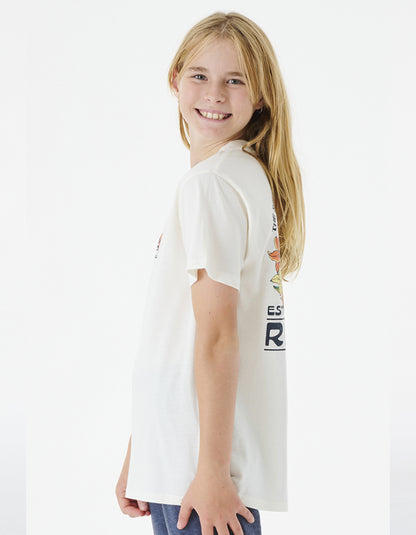  RIP CURL BRIGHTER SUN TEE GIRL