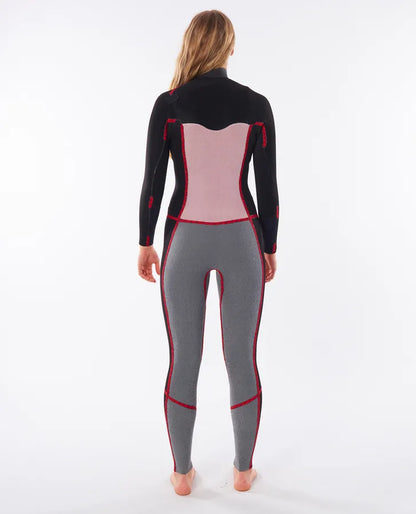  RIP CURL DAWN PATROL 5/3 CHEST ZIP WETSUIT WOMEN