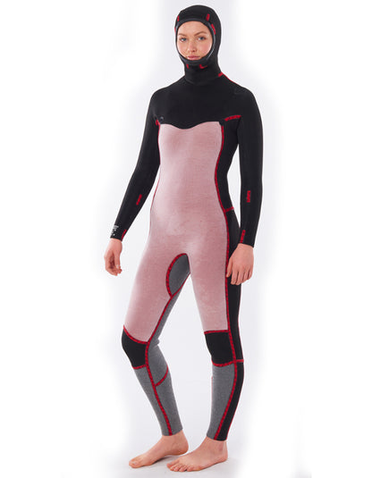  RIP CURL WOMEN DAWN PATROL HOOD 5/4 CHEST ZIP
