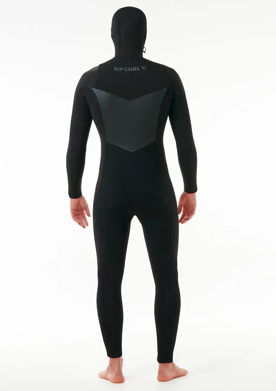  RIP CURL DAWN PATROL 5/4 CHEST ZIP HOOD WETSUIT