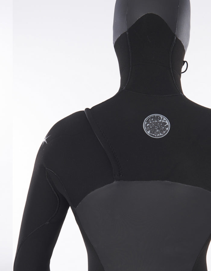  RIP CURL FLASHBOMB 6/4 CHEST ZIP HOODED WETSUIT XS (B GRADE)