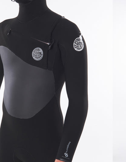  RIP CURL FLASHBOMB 6/4 CHEST ZIP HOODED WETSUIT XS (B GRADE)