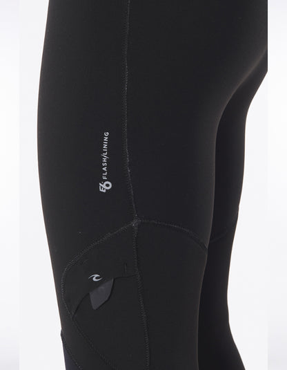  RIP CURL FLASH BOMB HOODED WETSUIT 6/4 CHEST ZIP