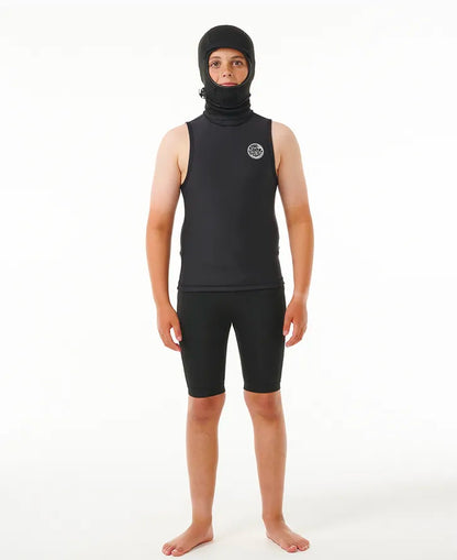  RIP CURL FLASHBOMB POLYPRO HOOD VEST 2MM KIDS