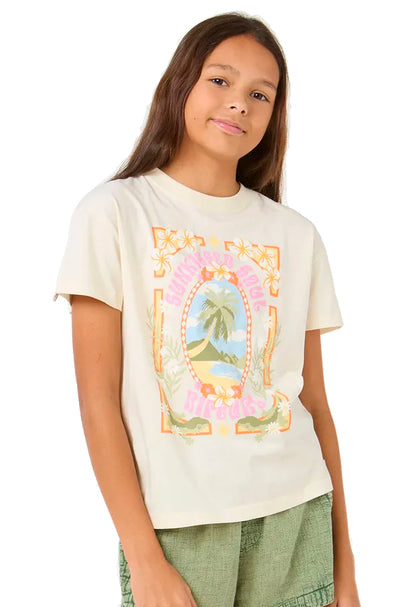  RIP CURL ISLAND BLISS ART TEE GIRL