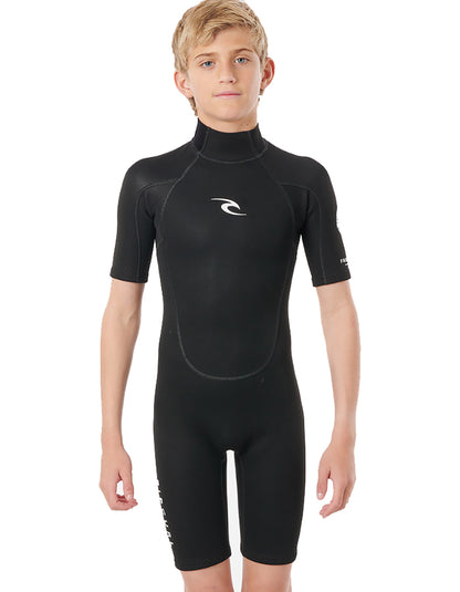 RIP CURL JUNIOR FREELITE 2MM SHORT SLEEVE SPRINGSUIT BACKZIP