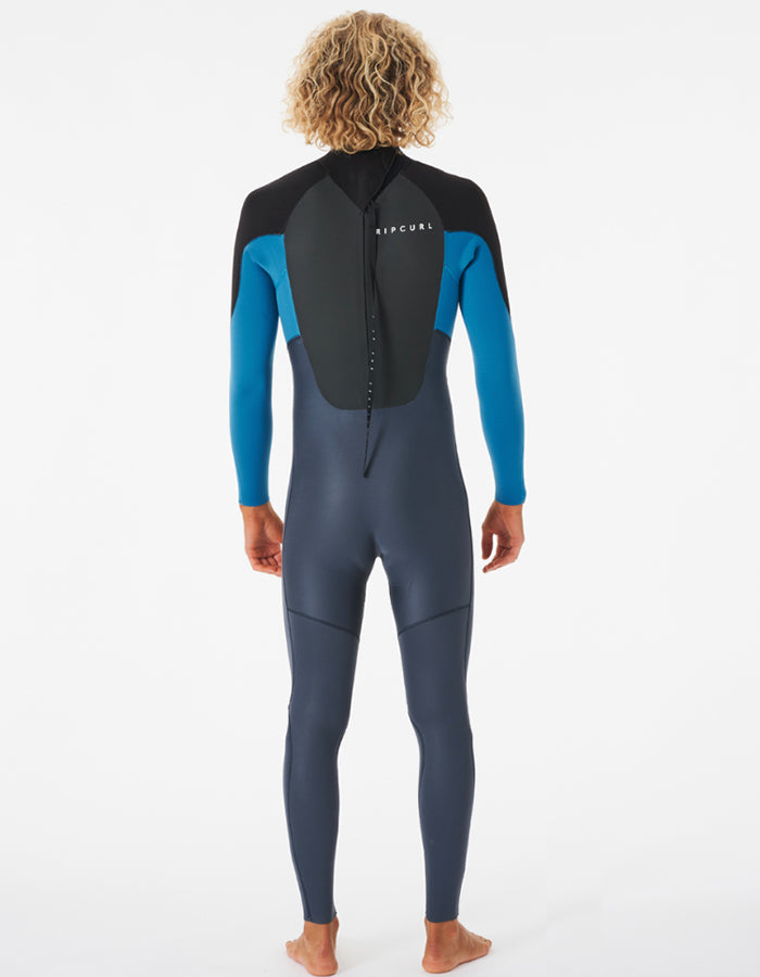  RIP CURL OMEGA 4/3 BACK ZIP WETSUIT BLUE
