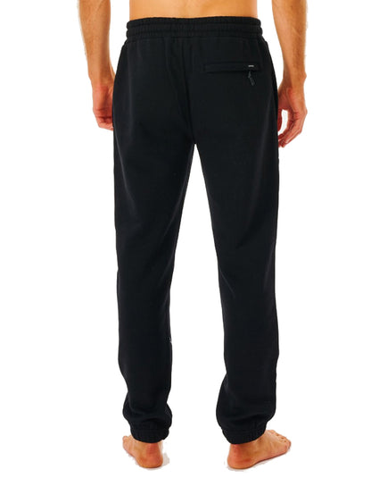  RIP CURL SEARCH ICON LOGO TRACK PANT BLACK