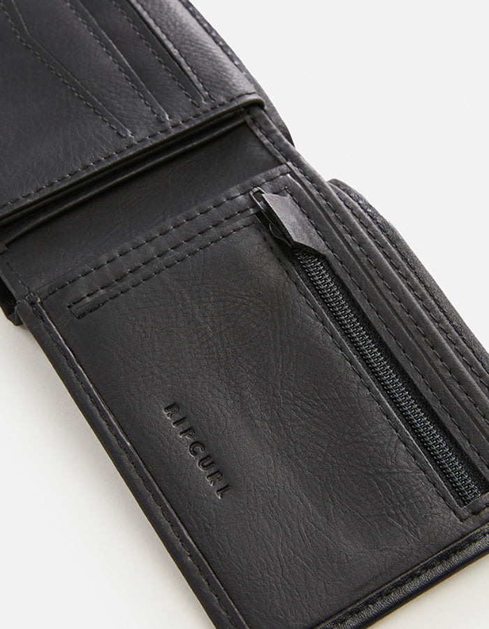  RIP CURL RIDGE PU ALL DAY WALLET BLACK GREY
