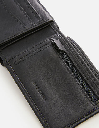 RIP CURL RIDGE PU ALL DAY WALLET BLACK GREY