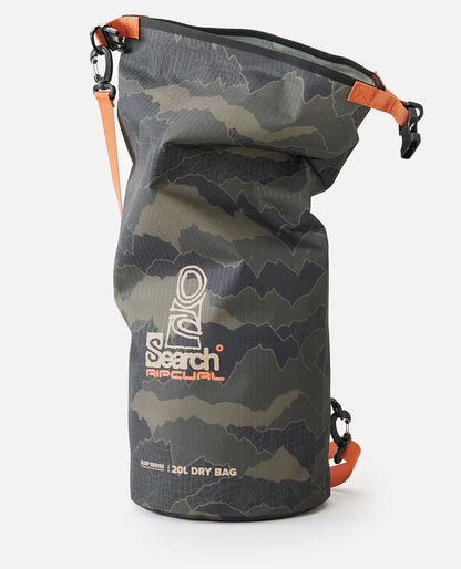  RIP CURL SURF SERIES BARREL BAG BLACK OLIVE 20L