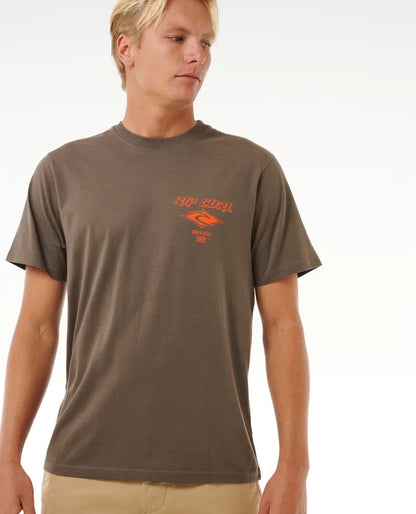  RIP CURL FADE OUT ICON TEE ROCK