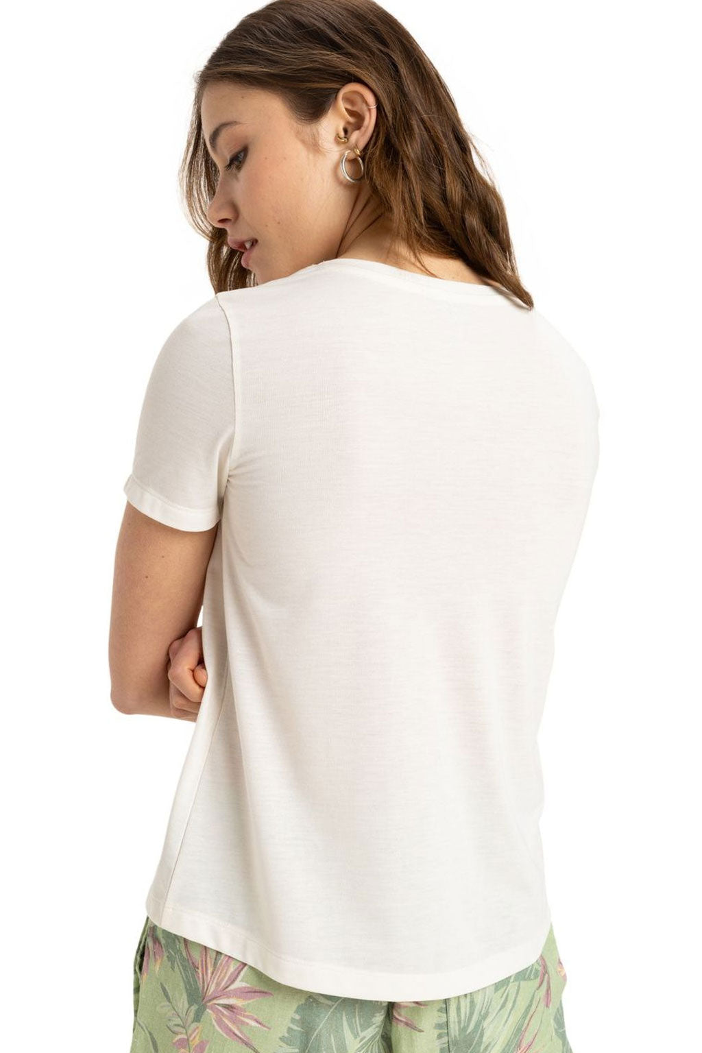  ROXY SURFCLASSIC T-SHIRT EGRET
