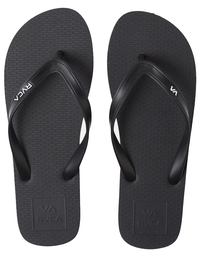  RVCA ALL THE WAY FLIP FLOPS FOR MAN BLACK