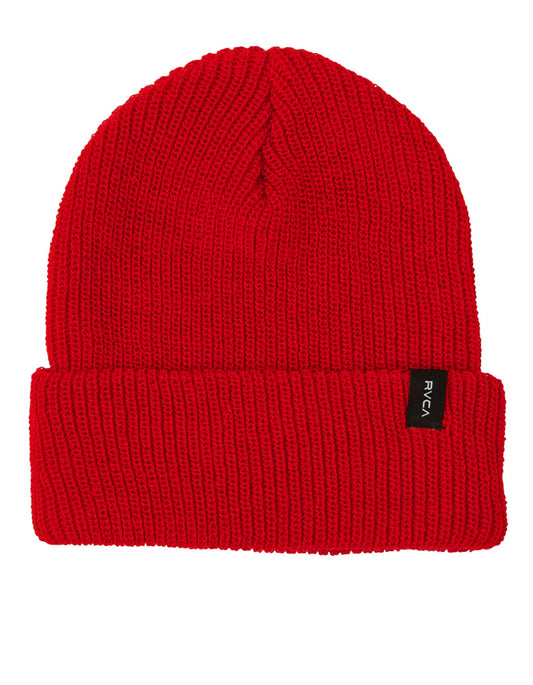  RVCA DAYSHIFT BEANIE RED