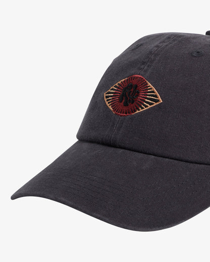  RVCA MENS JUPITER CAP WASHED BLACK