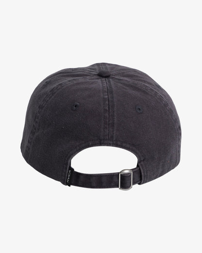  RVCA MENS JUPITER CAP WASHED BLACK