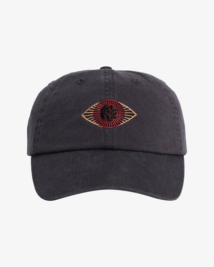 RVCA MENS JUPITER CAP WASHED BLACK
