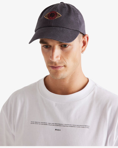  RVCA MENS JUPITER CAP WASHED BLACK