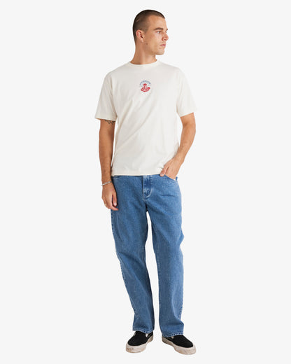  RVCA CHARMER T-SHIRT ANTIQUE WHITE