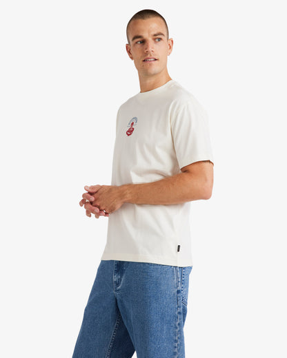  RVCA CHARMER T-SHIRT ANTIQUE WHITE