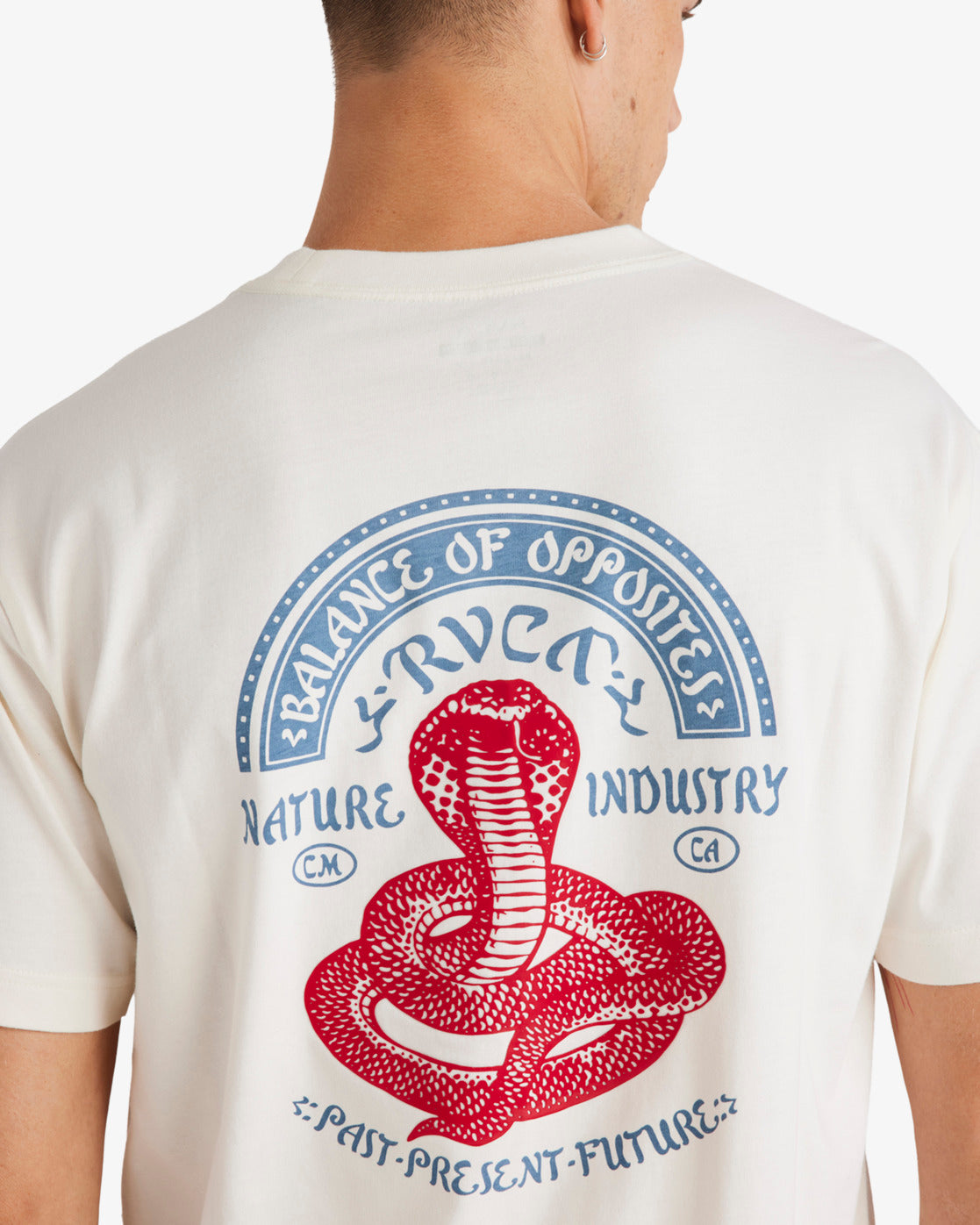 RVCA CHARMER T-SHIRT ANTIQUE WHITE