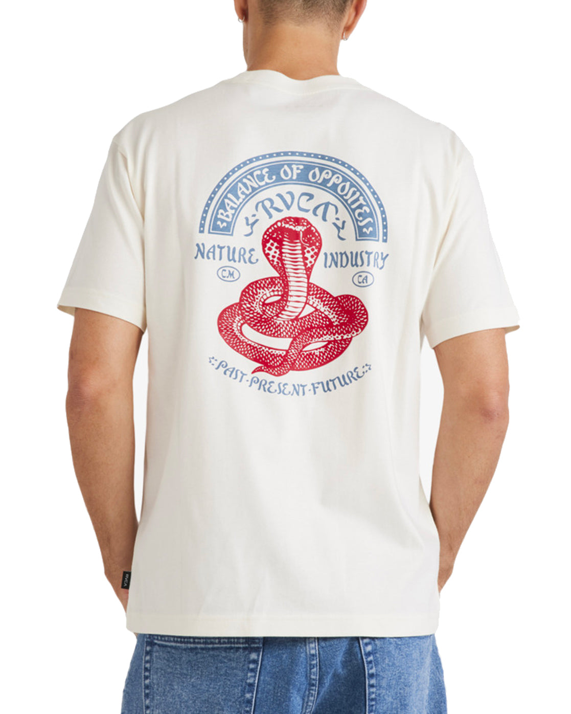  RVCA CHARMER T-SHIRT ANTIQUE WHITE