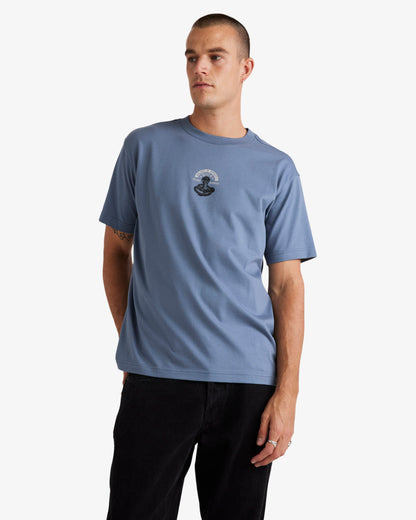  RVCA CHARMER T-SHIRT VINTAGE NAVY