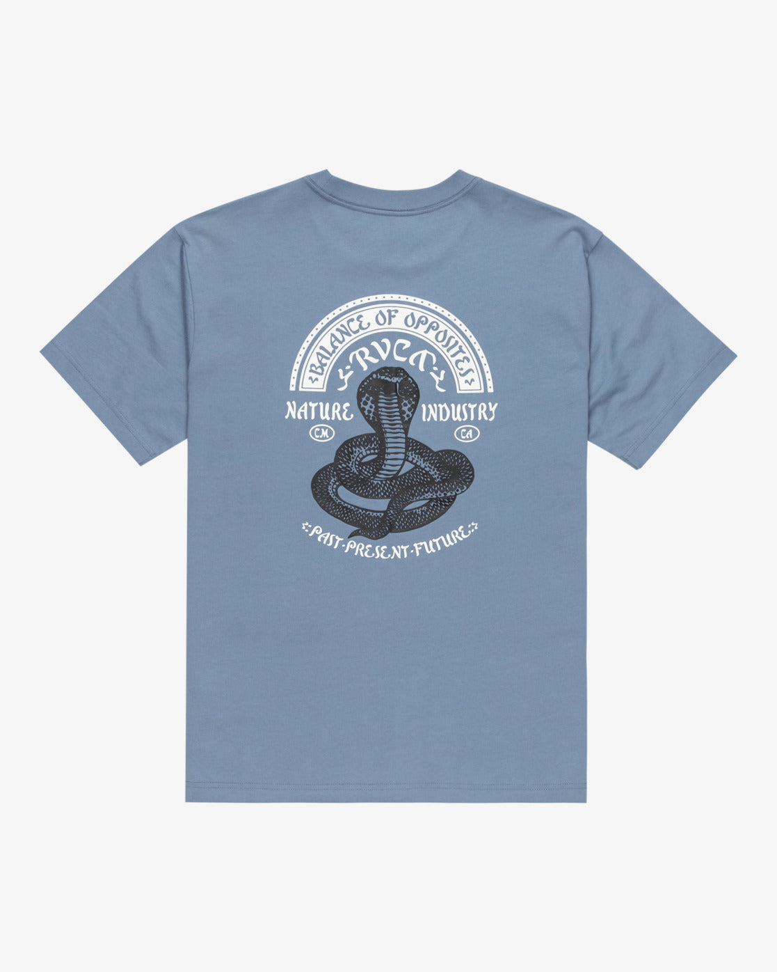  RVCA CHARMER T-SHIRT VINTAGE NAVY