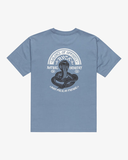  RVCA CHARMER T-SHIRT VINTAGE NAVY