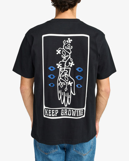  RVCA KEEP GROWING T-SHIRT BLACK