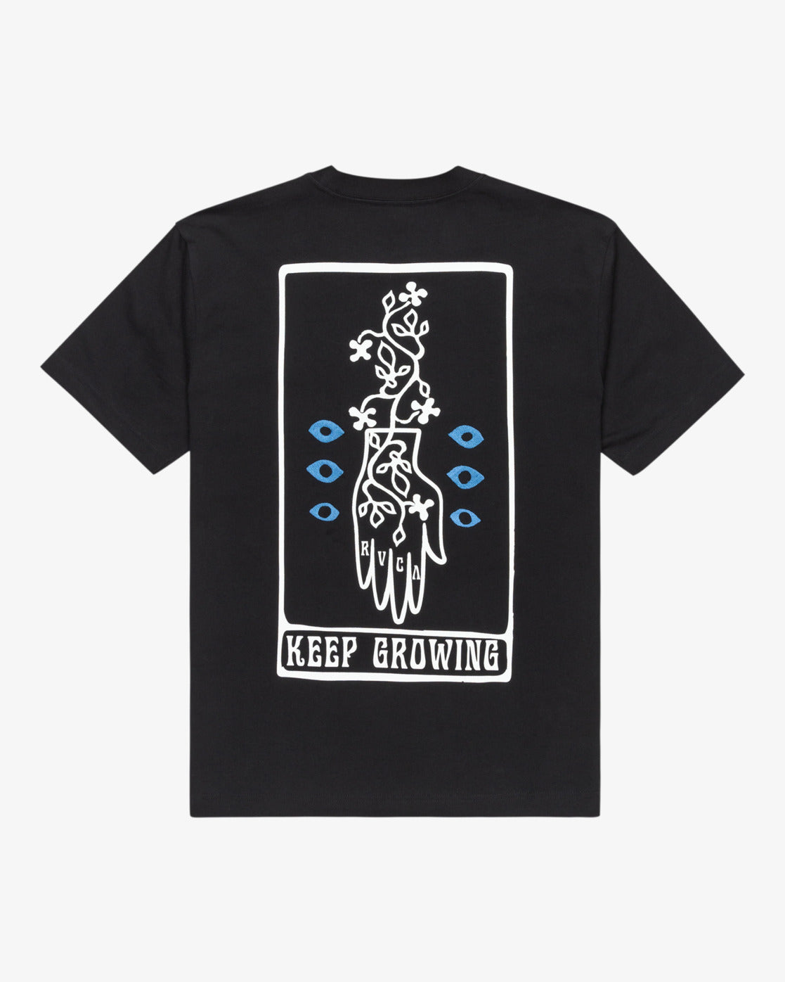 RVCA KEEP GROWING T-SHIRT BLACK