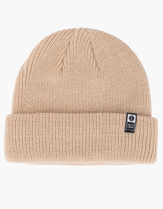  SALTY CREW ALPHA BEANIE TAN