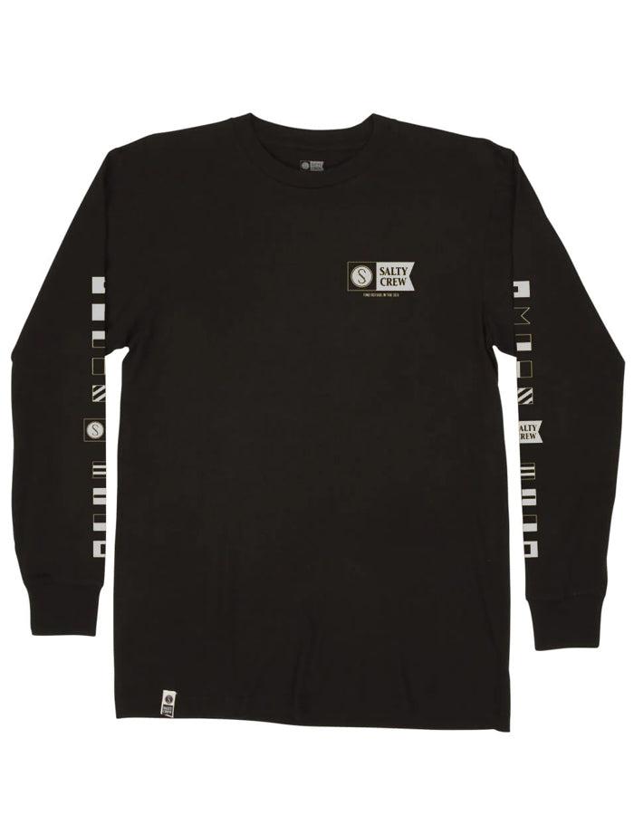  SALTY CREW ALPHA PREMIUM LONG SLEEVE BLACK