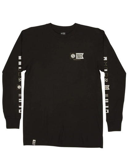 SALTY CREW ALPHA PREMIUM LONG SLEEVE BLACK
