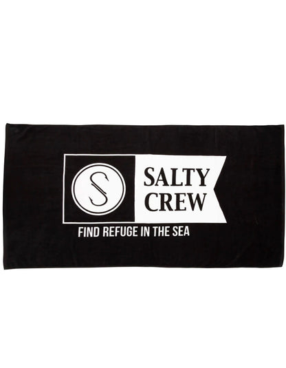  SALTY CREW ALPHA REFUGE TOWEL LOGO