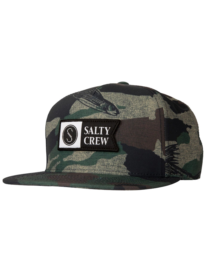  SALTY CREW ALPHA TECH 5 PANEL CAMO