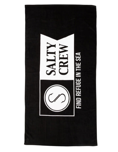  SALTY CREW ALPHA REFUGE TOWEL LOGO