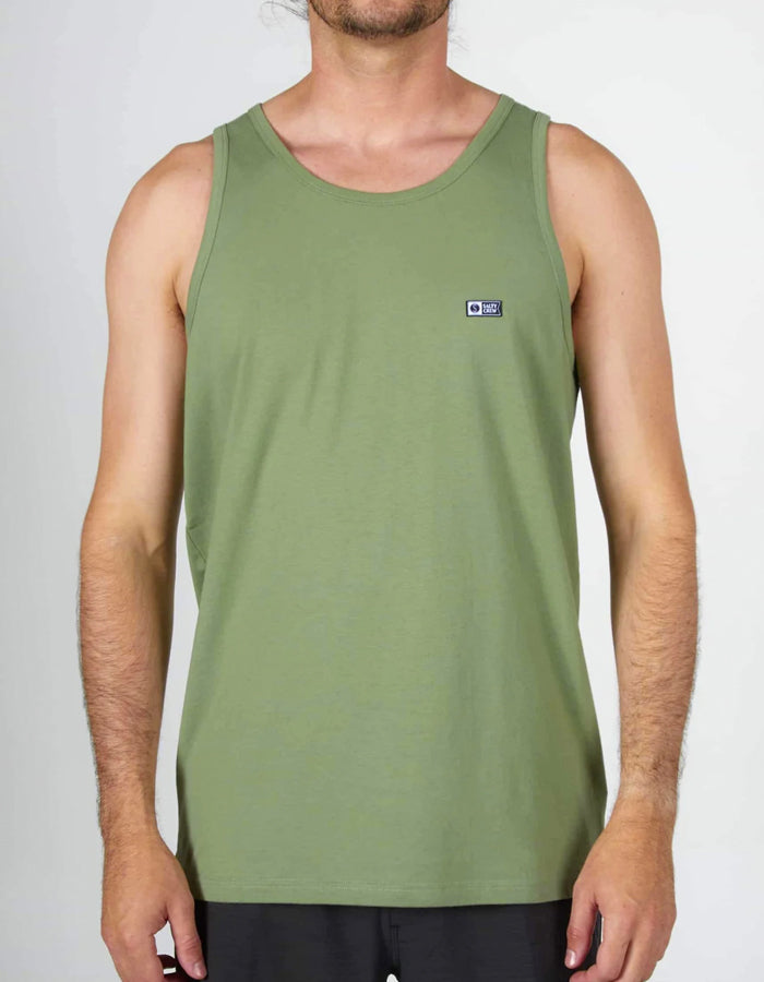  SALTY CREW BARE BONES TANK TOP GREEN