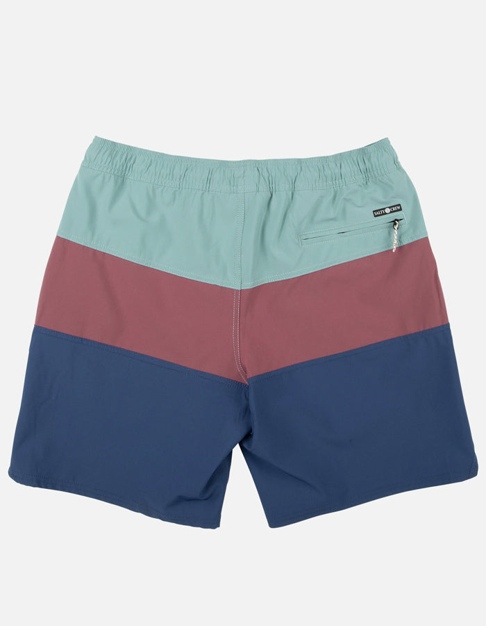  SALTY CREW BEACONS 2 PLUM ELASTIC BOARDSHORTS 18"